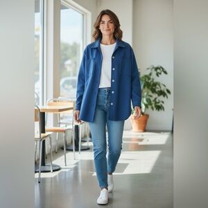 ✨ Vintage St. John’s Bay Wool Shirt/Jacket L EUC